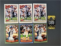 Lot of 6 John Elway Denver Broncos NFL Cards
