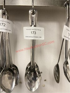 LOT - HEAVY S/S SLOTTED SPOONS