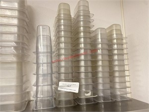 LARGE LOT - 1/9 PLASTIC PANS