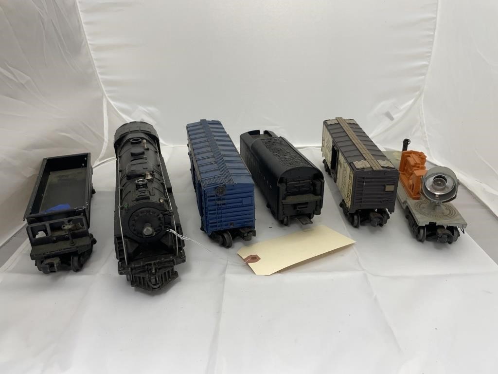6 Toy Lionel Train Cars