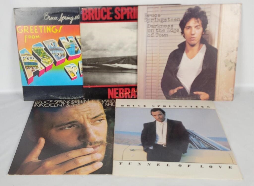 5 Bruce Springsteen Lp's - Asbury, Darkness