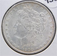 1900-S Morgan Silver Dollar, Nice Luster.
