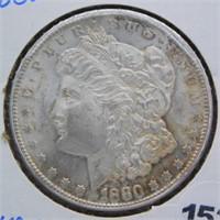 1880-S Morgan Silver Dollar, Nice Luster.