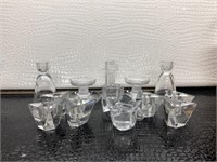 lot of crystal Candle Holder