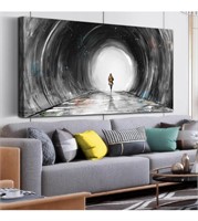 CANEITO Abstract Wall Art Living Room 60x30"