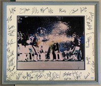 1986 NY Giants Team Signed Photo