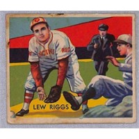 1935 Diamond Stars Creased Lew Riggs
