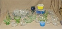 Vintage Glass and Kitchen Items.  33 pc.