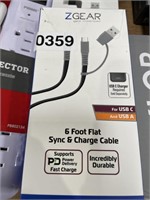 ZGEAR SYNC CHARGE CABLE