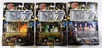 (3) VINTAGE KISS POP CULTURE CARS