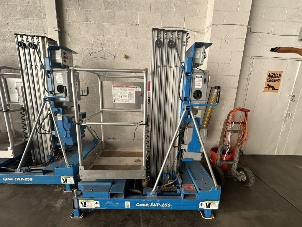 Genie IWP 25s Man Lift Scissor Lift - Unit 6255