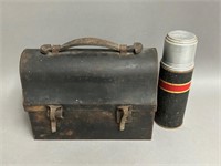 Vintage Coal Miners Lunch Box w/ Thermos