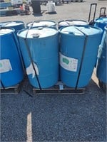 Pallet of 55 gallon drums (x4)