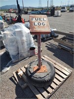 Fuel log stand