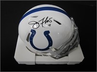 Joe Flacco Signed Colts Mini Helmet W/Coa