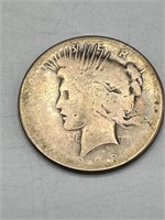 U.S. silver peace dollar