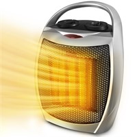 WF1111  Auseo Ceramic Space Heater 1500W - Silver