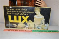 Vintage Advertising LUX sign