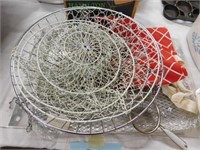 Grilling trays - apron - hanging basket