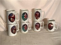 1996 Coca Cola Christmas Collector Mugs