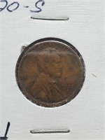 Better Grade 1920-S Wheat Penny