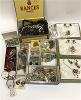 Lot of Costume Jewelry & Watches