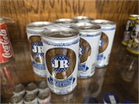6 pack of JR Ewing's Pro ate Stock Beer cans tabs