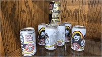 5 Jack Ham Iron City Hall of fame beer cans, 1