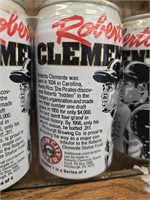 16 vintage Roberto Clemente Iron City Beer Cans
