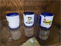 3 Sunoco Pittsburgh Penguins promo mugs