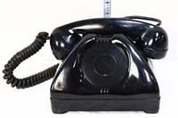 Vintage black non-dial telephone