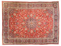 Persian Meshed carpet, approx. 9.6 x 12.6