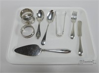 FLAT OF ASSORTED SMALL STERLING UTENSILS