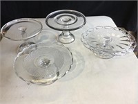 Glass Cake Stands,