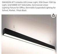 DAKASON 4FT Linkable LED Linear Light, 35W