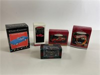 Collection of Vintage Vehicle Ornaments