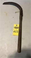 Antique Wood Handled Sickle