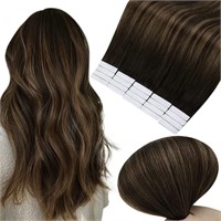 Full Shine Tape in Hair Extensions 14 Inch Real Hu