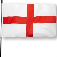 DANF England Flag 3x5 Ft Thick Polyester, Fade Res