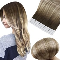Full Shine Tape in Hair Extensions Human Hair 18 I