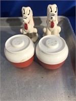 2-PAIR OF SALT AND PEPPER SHAKERS