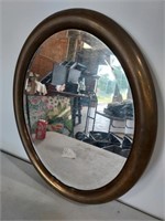 Brass Bevelled Mirror, Made in England