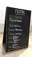 NUTRL A-Frame Restaurant Sign Board U11A