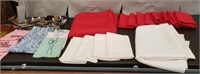 Lot of Table Cloths, Napkins and Table Runner