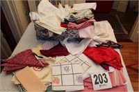 ASSORTED TABLE LINENS