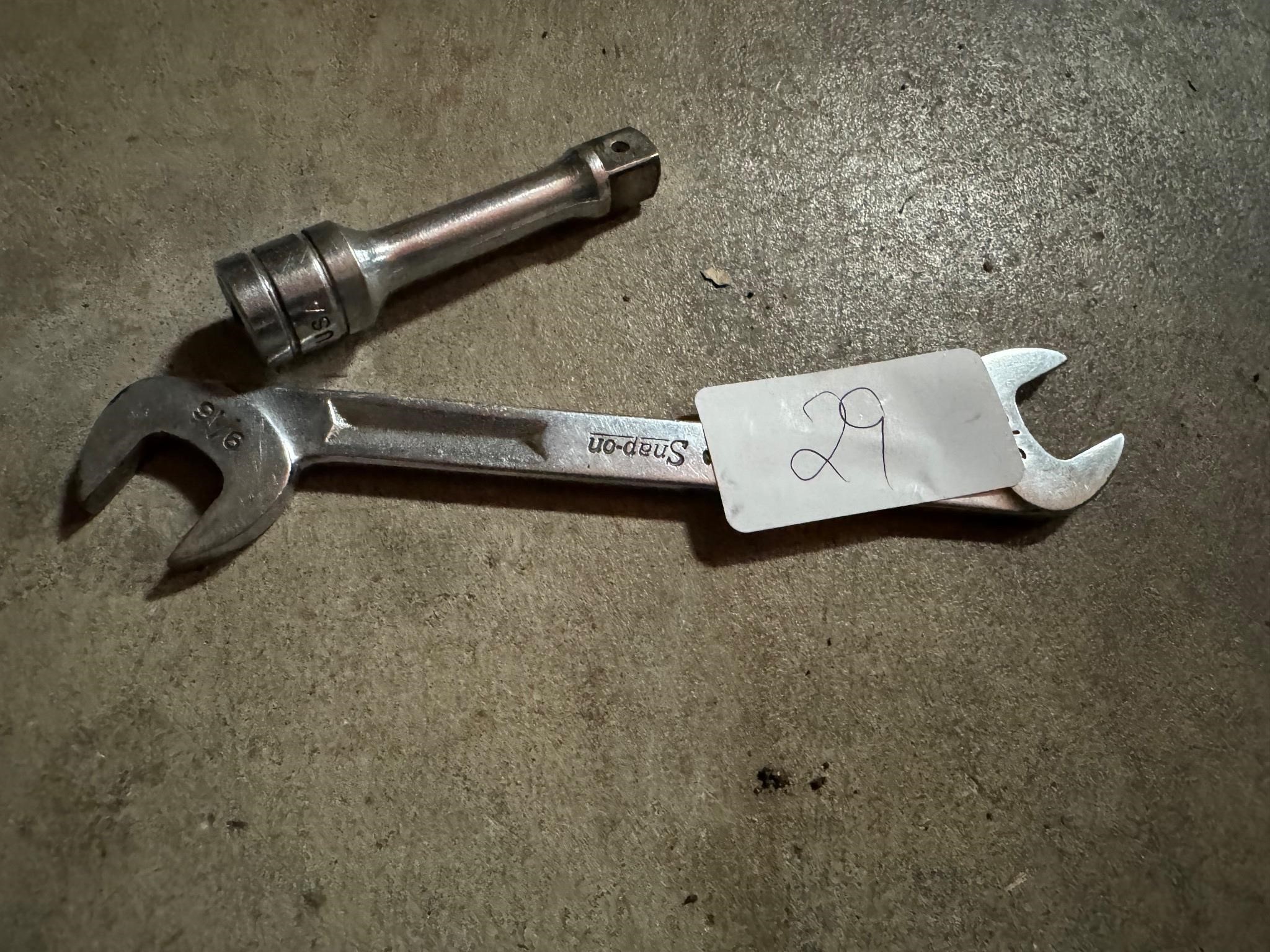 SNAP ON WRENCH AND SOCKET