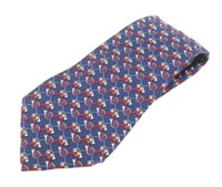 Hermes Silk Patterned Necktie