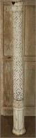 Architectural Tuscan Style Carved Wood Column