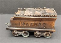 W & A Railroad Car Coin Bank