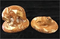 1981 Alaska CLAY Animal Figurines